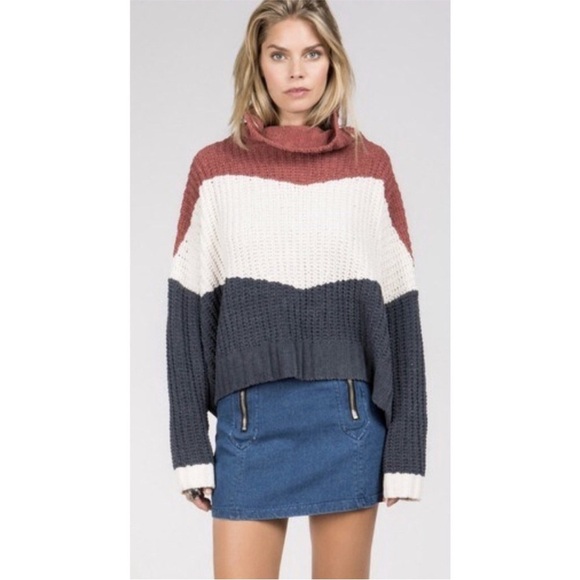 POL Chunky knit cowl neck Sweater - Picture 12 of 13